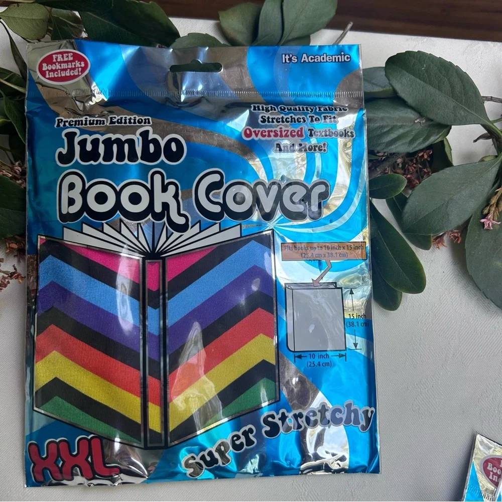 Index Card + Holder & Jumbo Book Covers Lot School Supplies Back to School